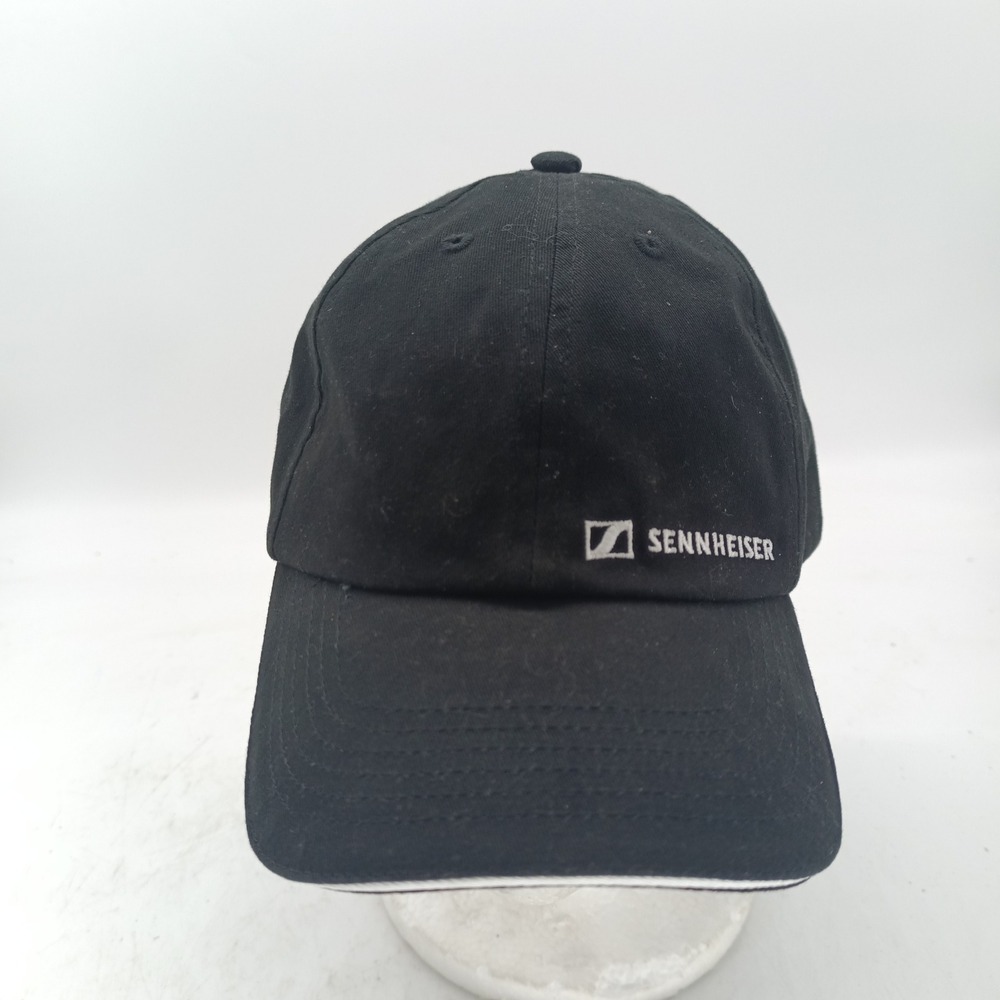 Sennheiser Black Embroidered Logo Adjustable Baseball Cap Hat Promo #8